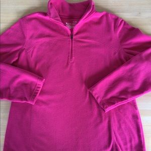 Fleece Quarter Zip Up Sweatshirt Long Sleeve Soft Cozy Stretchy